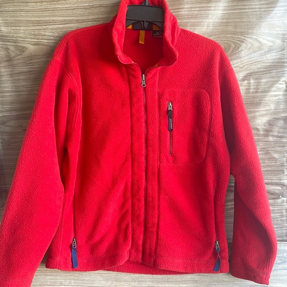 Pre-owned Patagonia Synchilla Fleece Sweater Jacket Size M Red - Picture 1 of 8